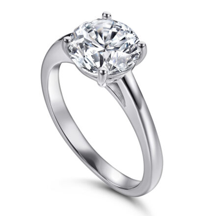 Sajid’ – Matte Moissanite Engagment Ring