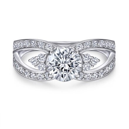 Sajid’ – Matte Moissanite Engagment Ring