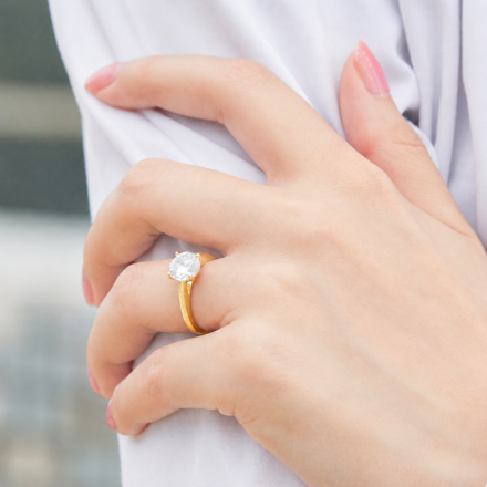 Sajid’ – Matte Moissanite Engagment Ring