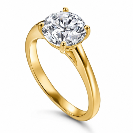 Sajid’ – Matte Moissanite Engagment Ring